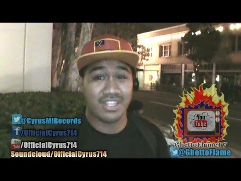 “Cyrus” Answers Questions With “GhettoFlameTV” After Performing At BadHabbit’s Birthday Celebration 10/19/13